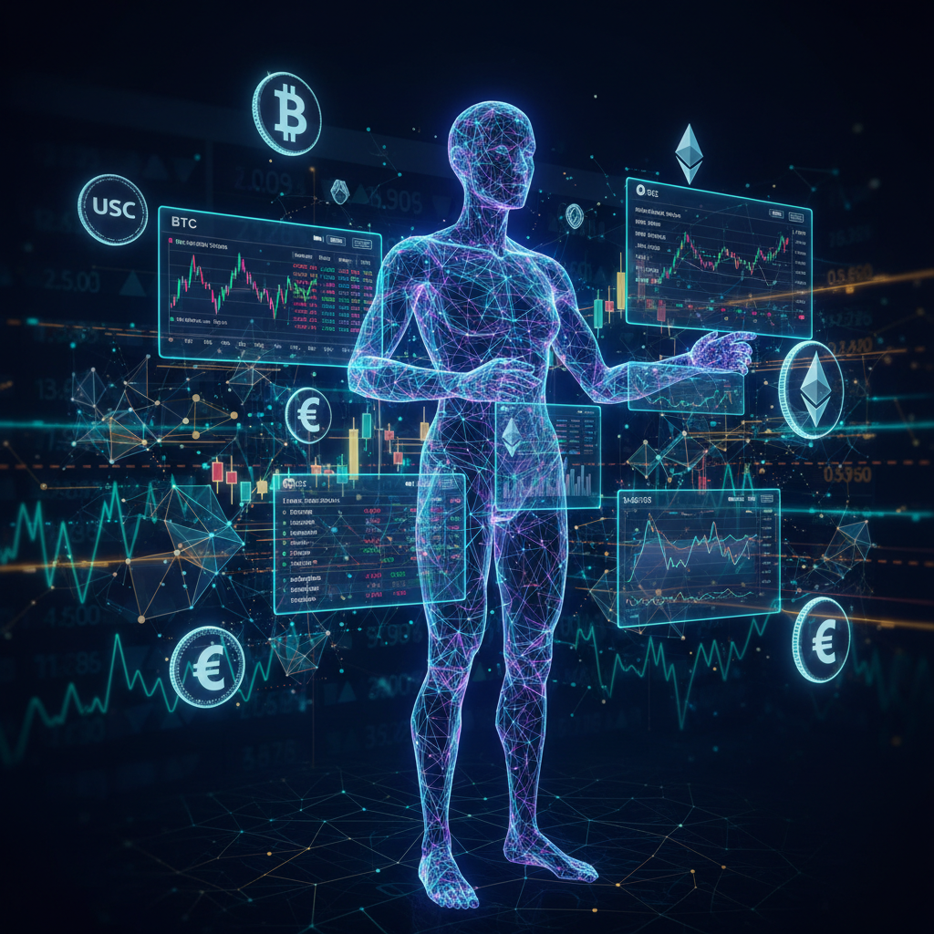 AI agents executing crypto trades on live markets